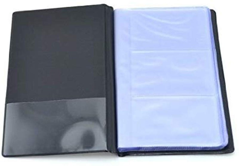 SAMYO Business Journal Name Card Book Holder for Storage Organizied Name Cards -Holds 180 Cards-Black - Image 1